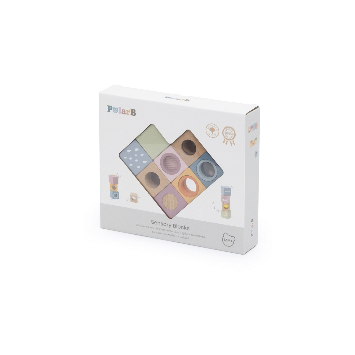 Bloques Sensoriales Apilable - Polar B
