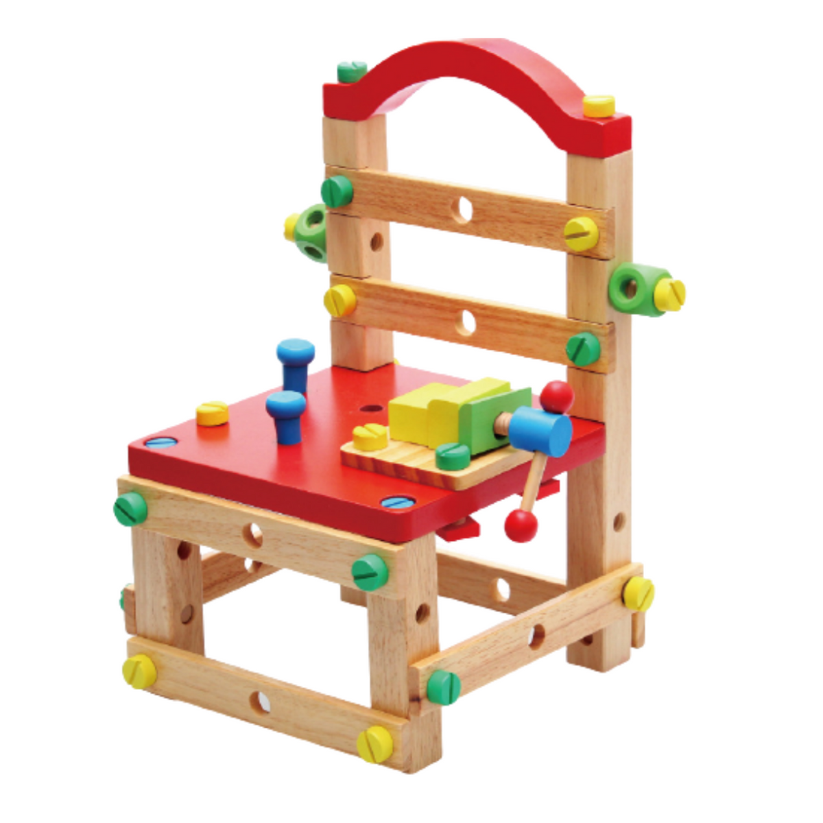 Juego Armar Silla de Madera con Herramientas