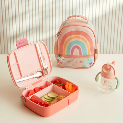 Lunchera Bento Box con Cubiertos Unicornio - Buba