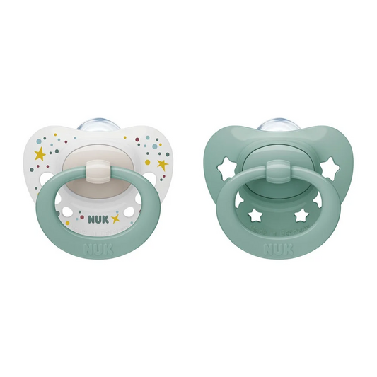 Chupetes de Silicona NUK Signature para Bebé Varón de 0 a 6 Meses x 2 Unidades