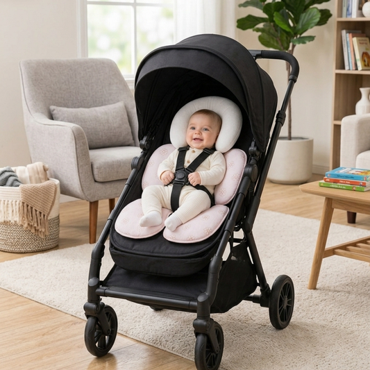 Reductor De Coche Universal Rosa Para Bebé