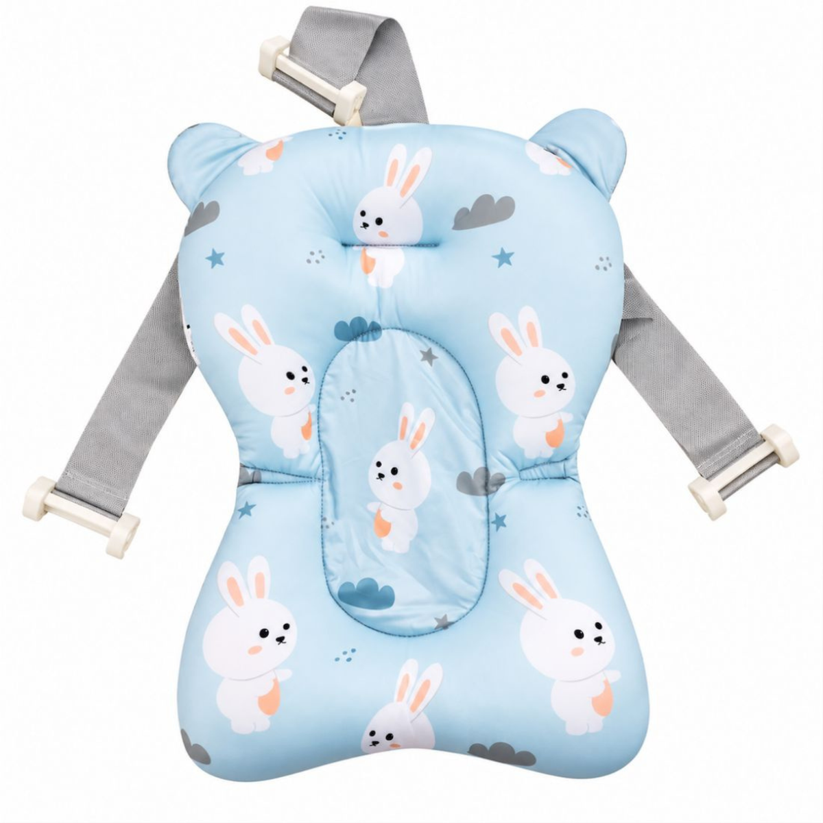 Colchón Reductor De Baño Baby Splash Conejitos - Celeste