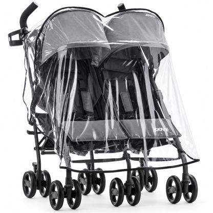 Protector de Lluvia para Cochecito Mellizos Lado a Lado – Little Ones