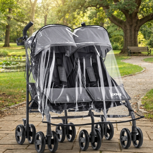 Protector de Lluvia para Cochecito Mellizos Lado a Lado – Little Ones