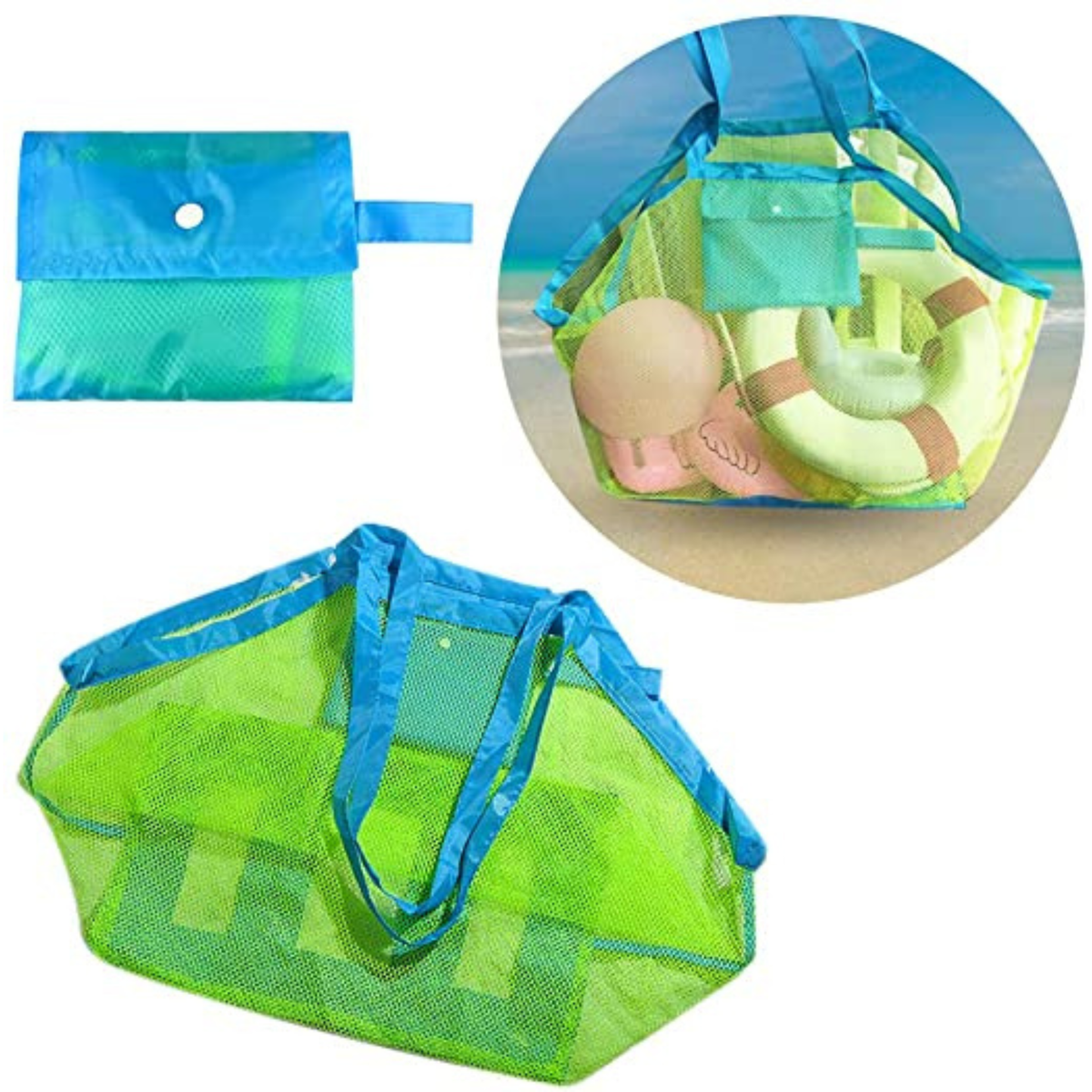 Bolso Playero de Red para Juguetes