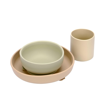 Set Plato, Bowl y Vaso de Silicona