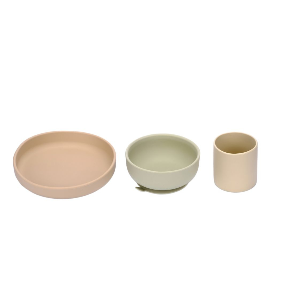 Set Plato, Bowl y Vaso de Silicona