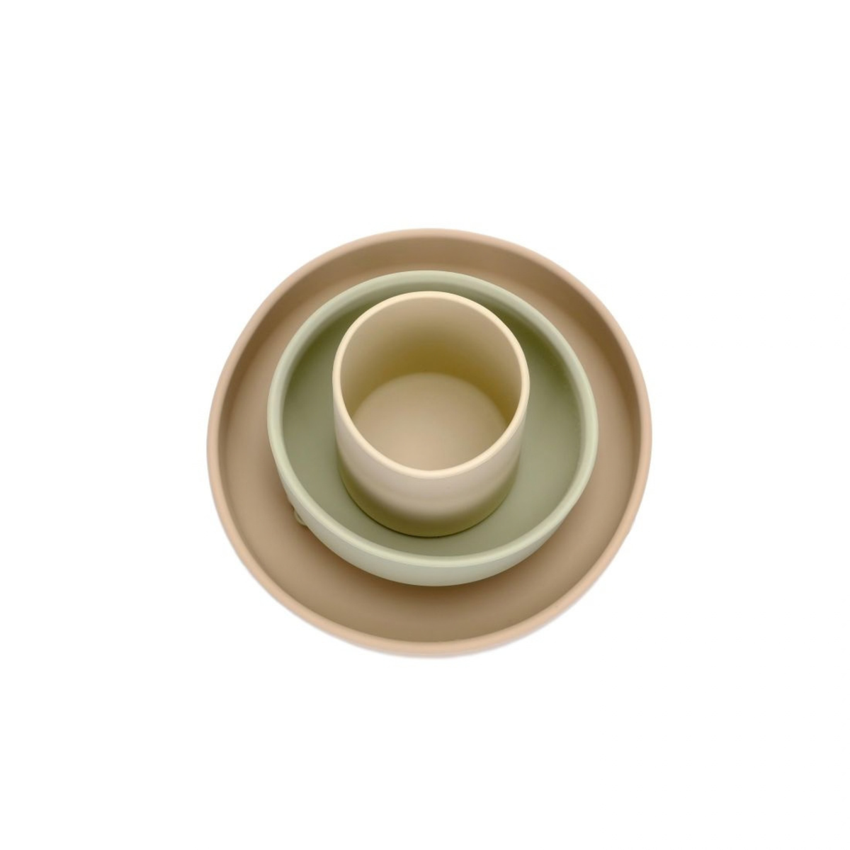Set Plato, Bowl y Vaso de Silicona