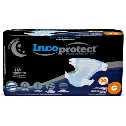 Pañales para Adultos Incoprotect G Nocturnos -60 Unidades