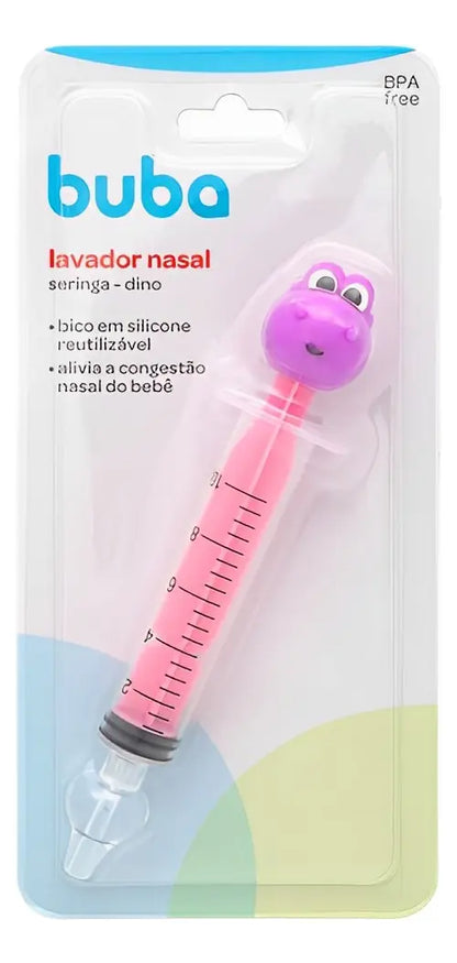 Jeringa Lavado Nasal BUBA - Dino Rosa