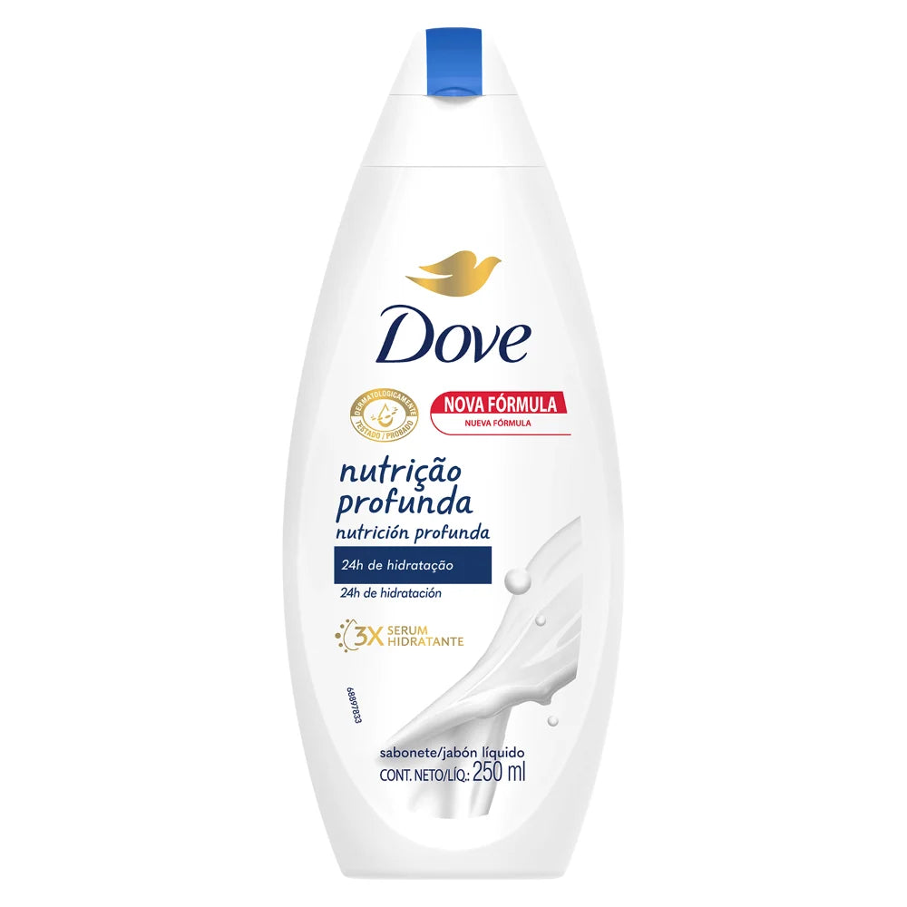 Jabón Líquido Dove Nutrición Profunda Corporal 250 ml