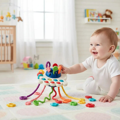 Juguete sensorial Montessori 4 en 1 para bebés - BUBA
