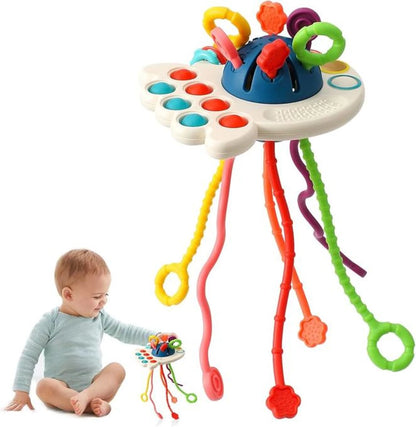 Juguete sensorial Montessori 4 en 1 para bebés - BUBA
