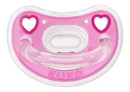 Chupete Elegance Plus Anatómico Kuka Con Estuche Rosa T1