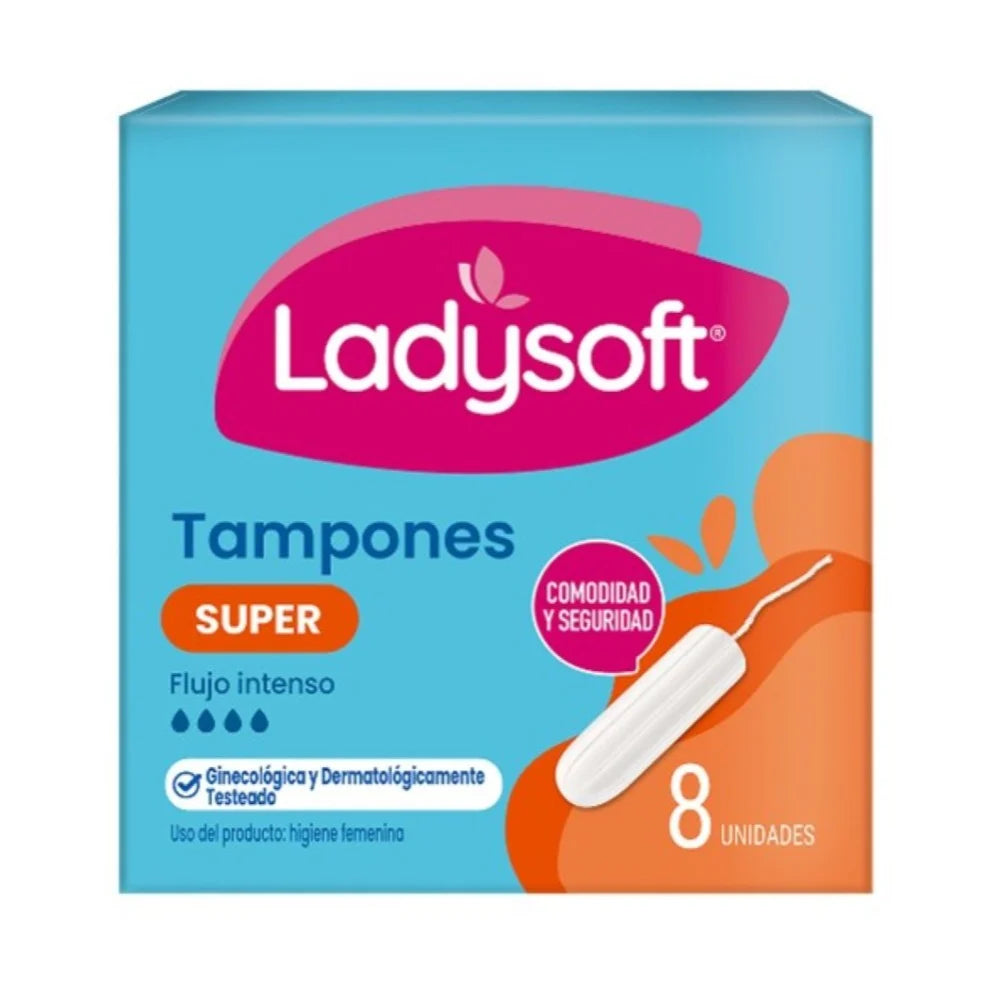 Tampones Ladysoft Super 8 Unidades