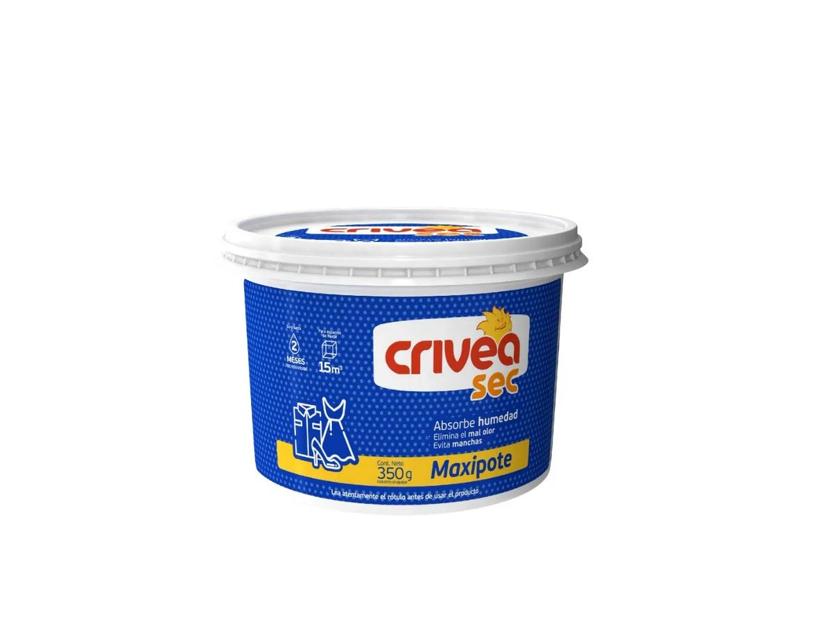 Absorbente de Humedad Crivea Pote – 350 gramos