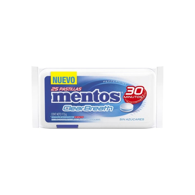 Mentos ClearBreath peppermint 17.5 Grs