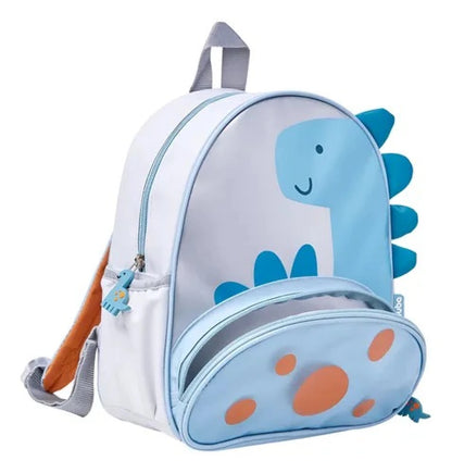 Mochila Impermeable Dino Celeste - Buba