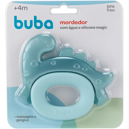 Mordillo gel y silicona magic BUBA - dino celeste
