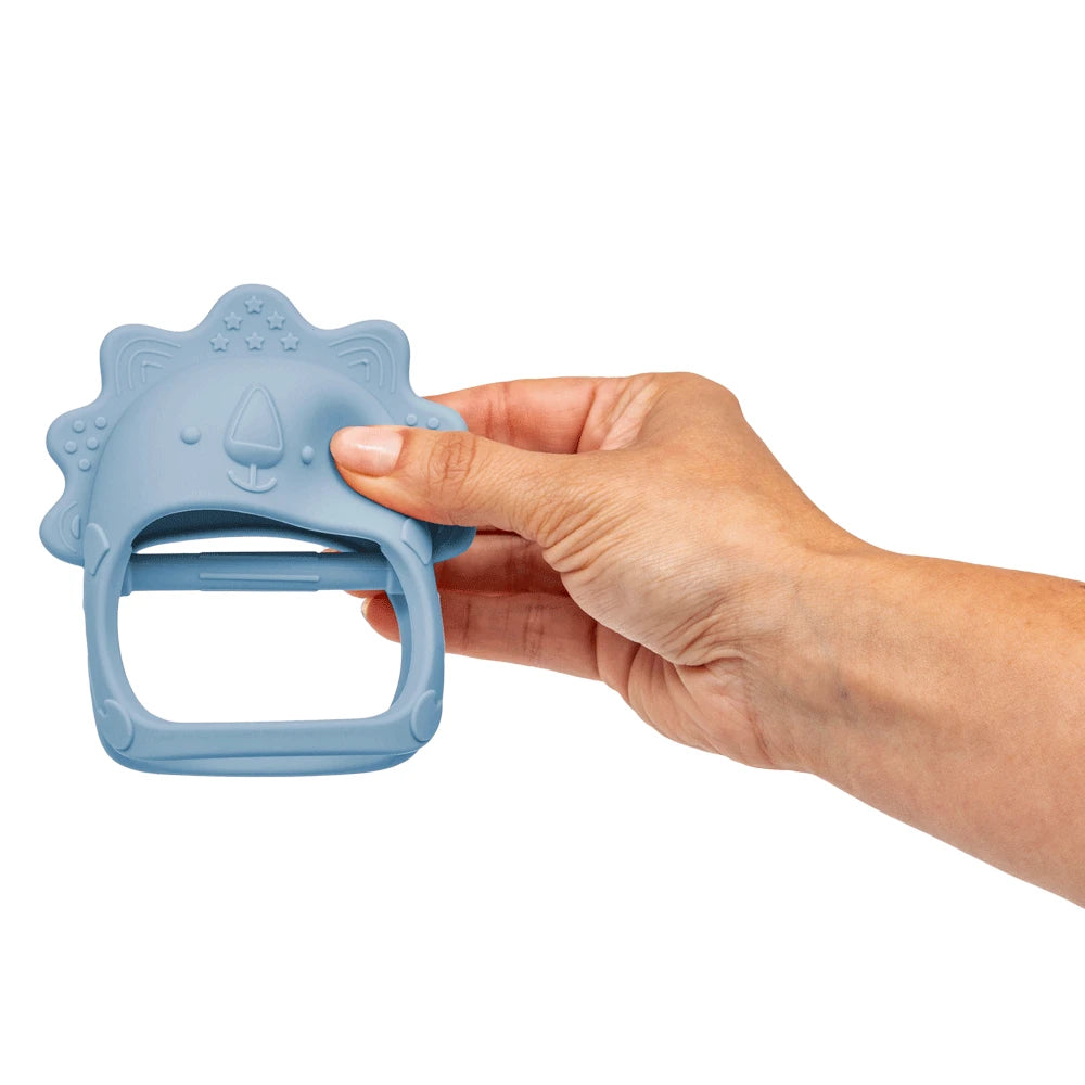 Mordillo de Silicona BUBA con Forma de Guante para Bebé +4 Meses – Celeste