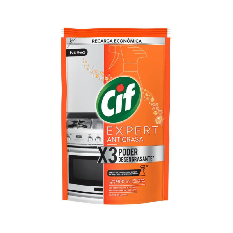 Limpiador Cif Expert Antigrasa Repuesto - 450 ml