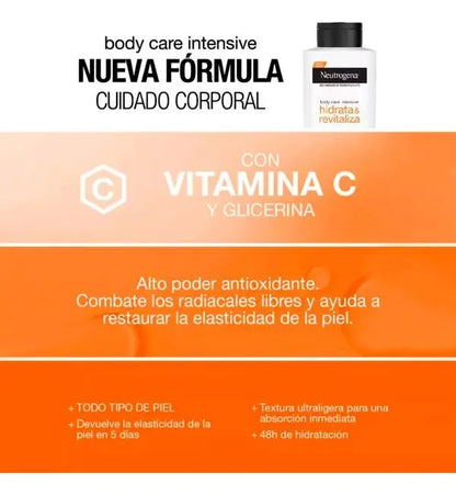 Crema Neutrogena Body Hidrata y Revitaliza 400 ml