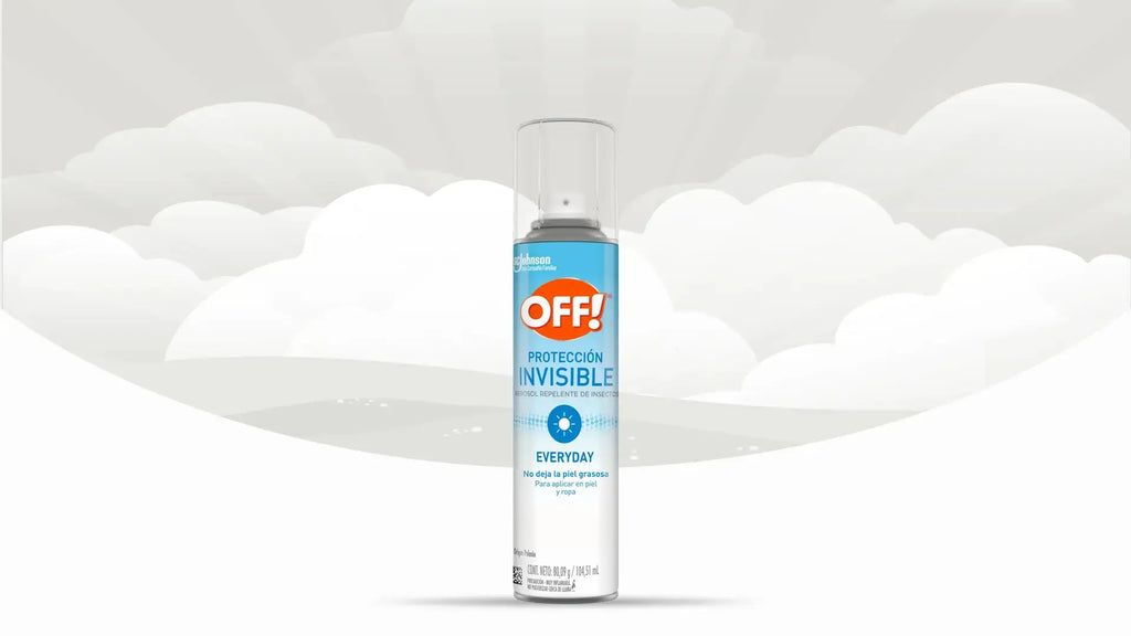Repelente en aerosol OFF protección invisible 105mL