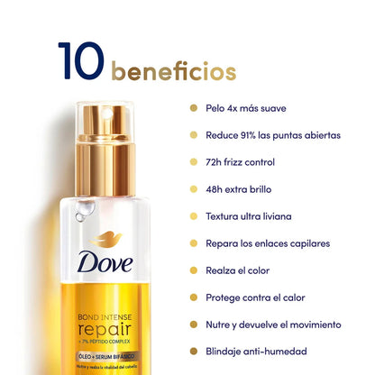Óleo Dove Bond Intense Repair 110 ml