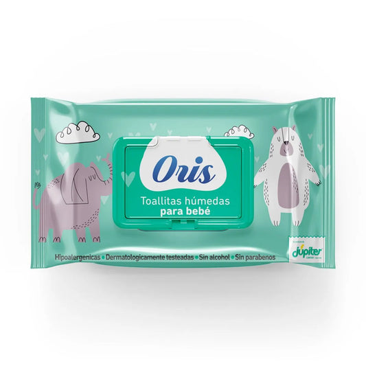 Toallitas Húmedas Oris para bebe - 60 Unidades