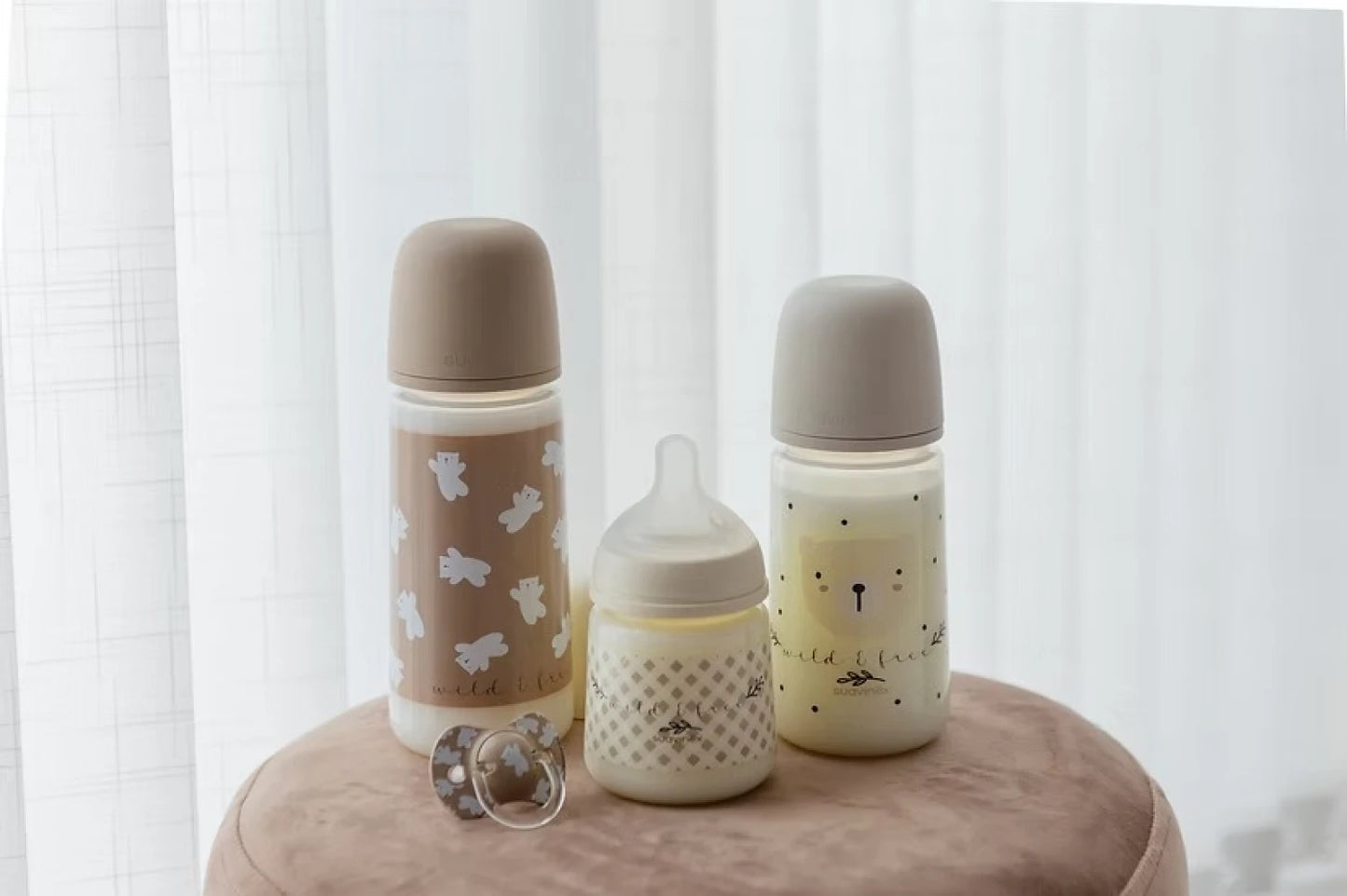 Mamadera SX Pro 360ml +6M Suavinex Beige - Oso