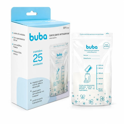 Bolsa para almacenar Leche Materna x 25 unid Buba
