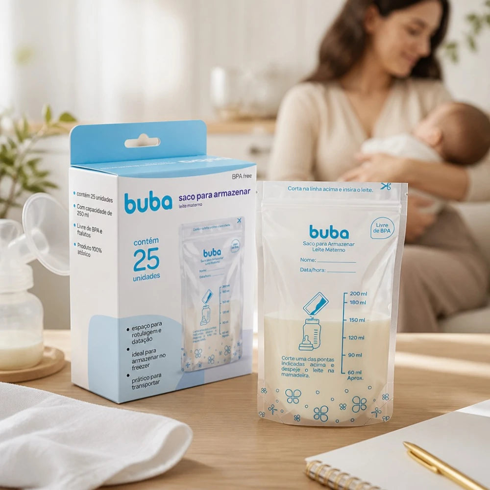 Bolsa para almacenar Leche Materna x 25 unid Buba