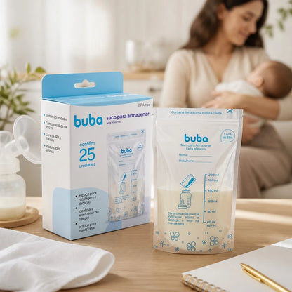Bolsa para almacenar Leche Materna x 25 unid Buba