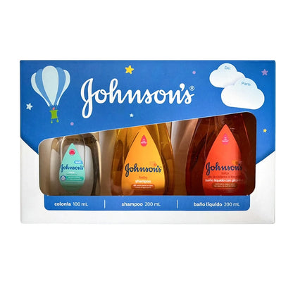 Pack De Regalo Johnson's Shampoo + Colonia + Baño Líquido