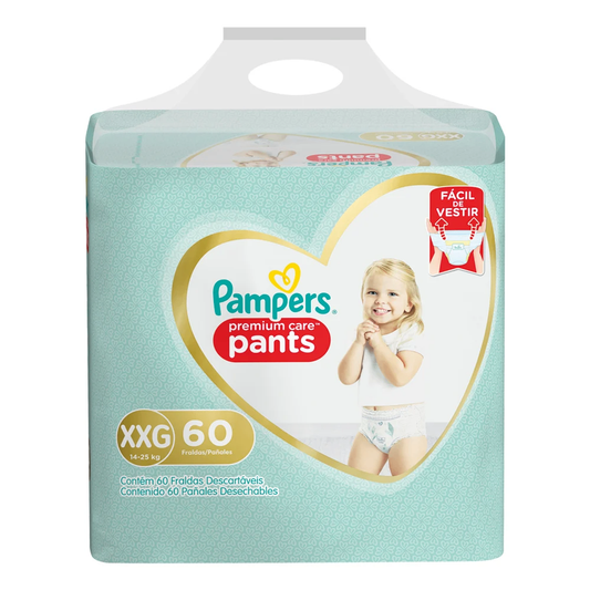 Pants Pampers Premium Care XXG - 60 unidades