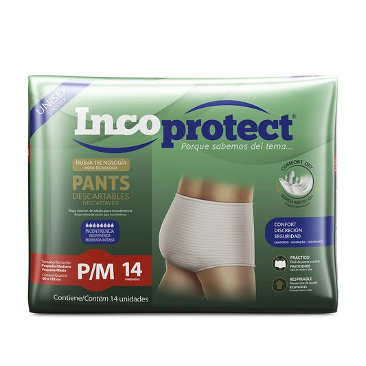 Pants Incoprotect P/M - 14 Unidades