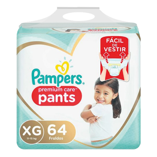 Pants Pampers Premium Care XG - 64 unidades