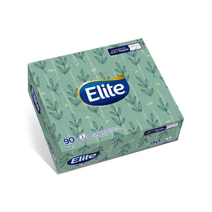 Pañuelos Elite Doble Hoja Caja - 90 unidades