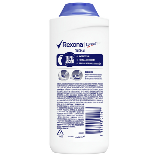 Talco para Pies Efficient Rexona - 100 gramos