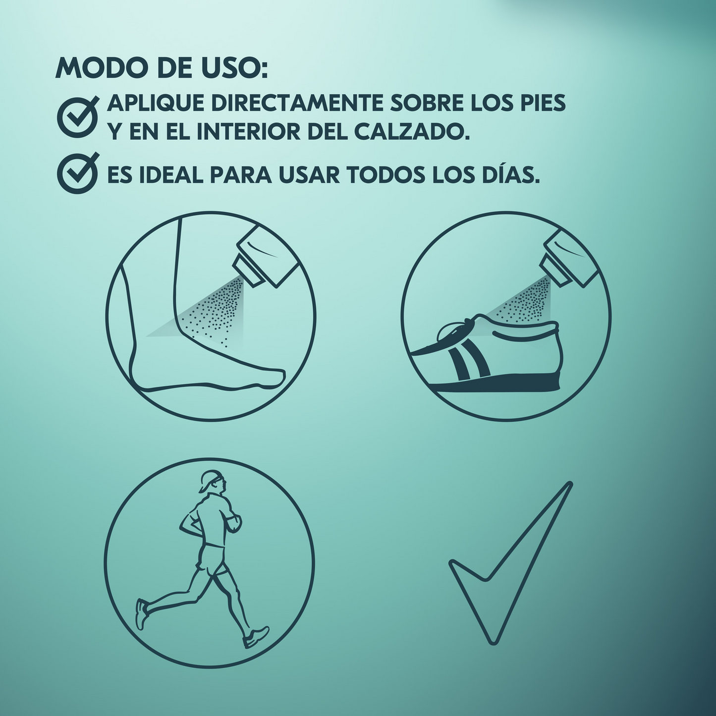 Talco para Pies Efficient Rexona - 100 gramos