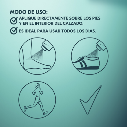 Talco para Pies Efficient Rexona - 100 gramos