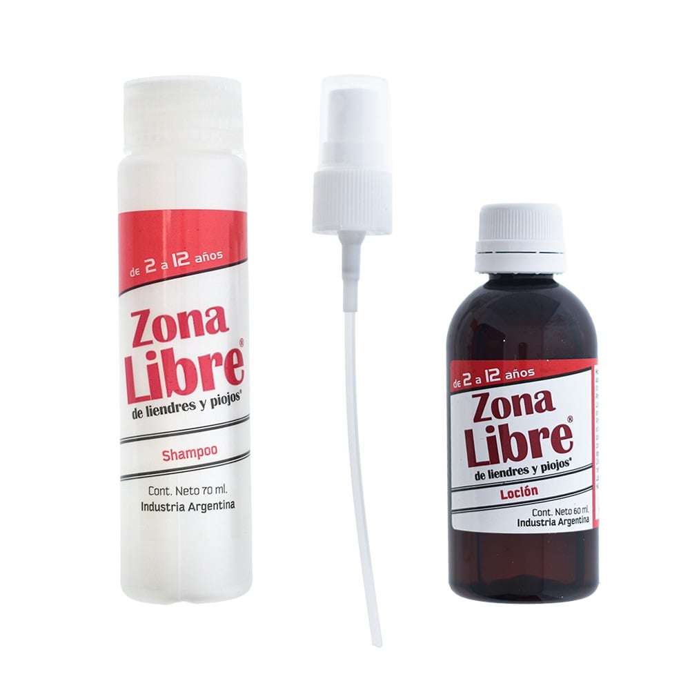 Pack Piojicida Zona Libre Loción + Shampoo 60 ml