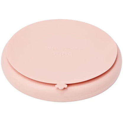 Plato de Silicona para Bebés con Ventosa Color Rosa - Buba