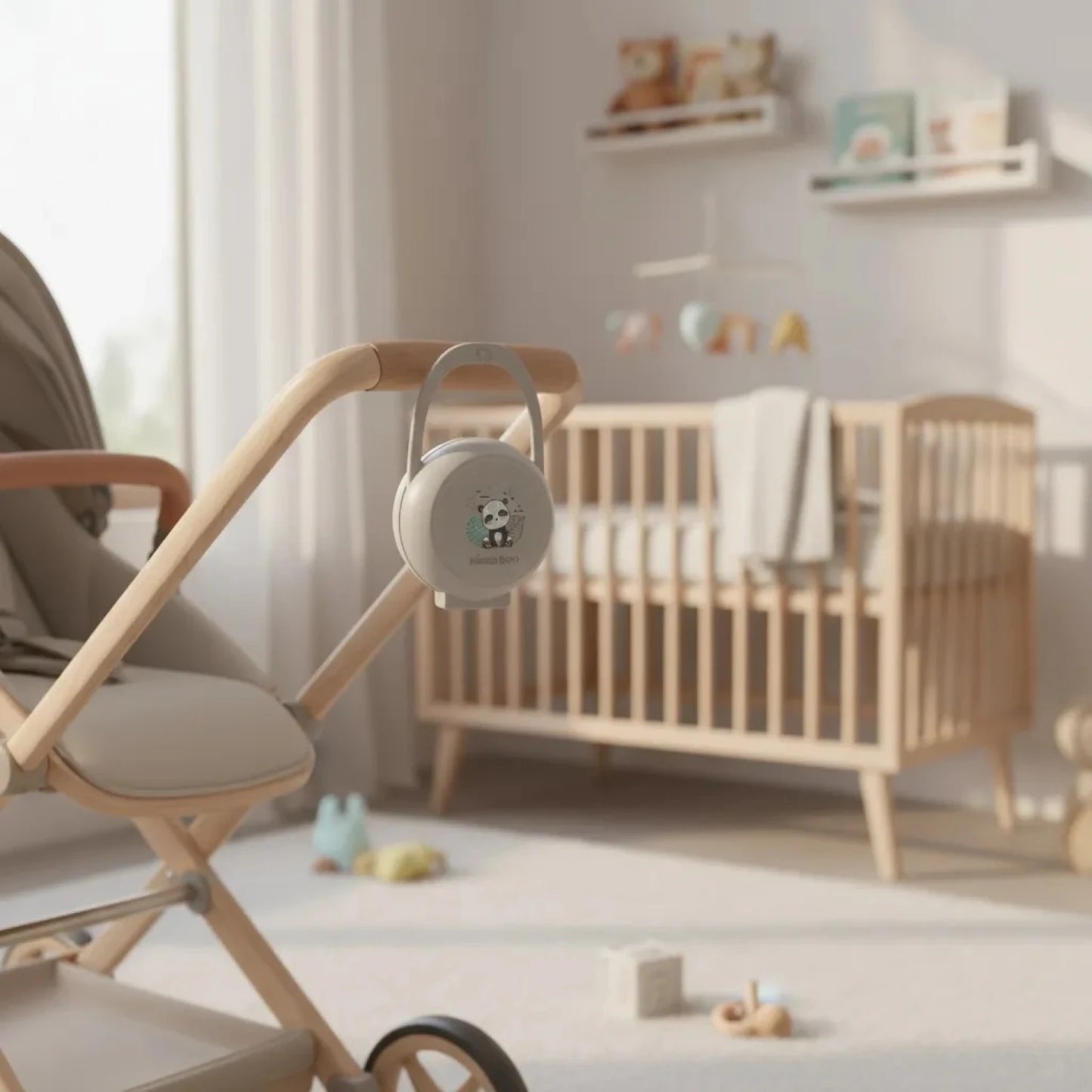 Porta Chupete Savanna Kikkaboo - Beige