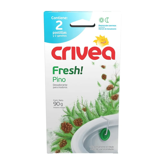 Desodorante inodoro Crivea fresh Pino 90 gramos - 2 Unidades