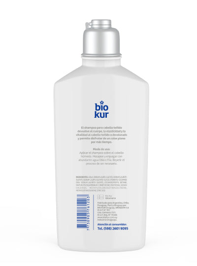 Shampoo bio kur 240ml para cabello teñido