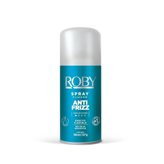 Roby spray fijador Anti-frizz efecto flexible, no deja residuos 180ml