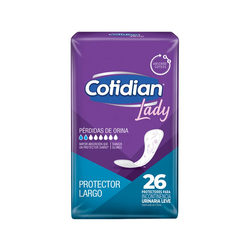 Protector largo Cotidian Lady 26 unidades