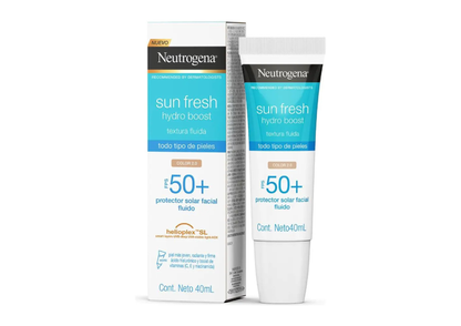 Protector Solar Neutrogena Sunfresh Hydroboost Fps50 40ml Con Color