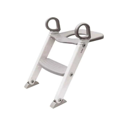 Asiento Reductor De Inodoro Infantil Con Escalera Buba - Gris